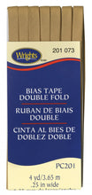 Load image into Gallery viewer, Wright’s Double Fold narrow Bias Tape PC201 1/4 inch
