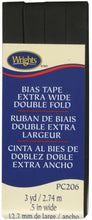Load image into Gallery viewer, Wright’s extra wide double Fold Bias Tape PC206 1/2 inch