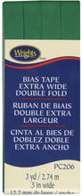 Load image into Gallery viewer, Wright’s extra wide double Fold Bias Tape PC206 1/2 inch