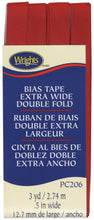 Load image into Gallery viewer, Wright’s extra wide double Fold Bias Tape PC206 1/2 inch
