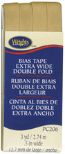Load image into Gallery viewer, Wright’s extra wide double Fold Bias Tape PC206 1/2 inch