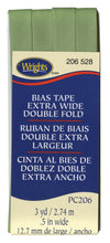 Load image into Gallery viewer, Wright’s extra wide double Fold Bias Tape PC206 1/2 inch