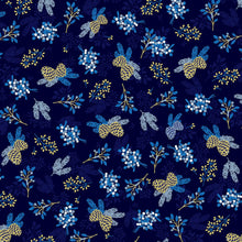Load image into Gallery viewer, Pinecones and berries navy