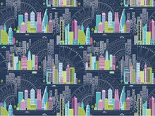 Load image into Gallery viewer, Cityscape night from Benartex Contempo Fabrics