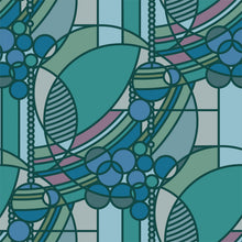Load image into Gallery viewer, Frank Lloyd Wright Collection From Cloud9 Fabrics March Balloons Water