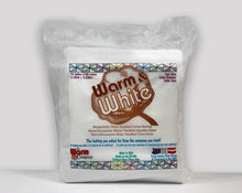 Load image into Gallery viewer, Warm & White Cotton Batting Twin Size