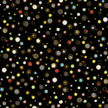 Load image into Gallery viewer, Dandelion Wishes circle geo from Quilting Treasures