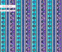 Load image into Gallery viewer, Mosaic Blooms Stained Glass Floral Border Stripe by Morris Creative Group from Quilting Treasures