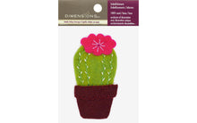 Load image into Gallery viewer, Dimensions 100% Wool Felt Embellishment Cactus