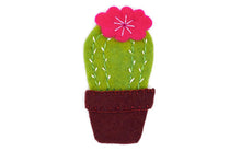 Load image into Gallery viewer, Dimensions 100% Wool Felt Embellishment Cactus