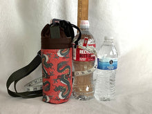 Load image into Gallery viewer, Brown twill Khaki strap red dragon