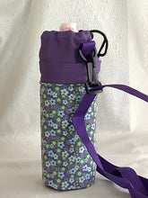 Load image into Gallery viewer, Blue floral on purple