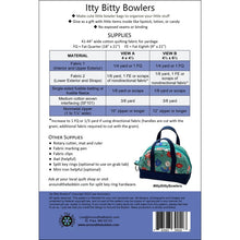 Load image into Gallery viewer, Itty Bitty Bowler Pattern