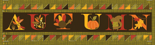 Load image into Gallery viewer, Awesome Autumn Table Runner and Mat Kit with Free Pattern