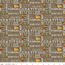 Load image into Gallery viewer, Thanksgiving and November Monthly Placemats Text Brown