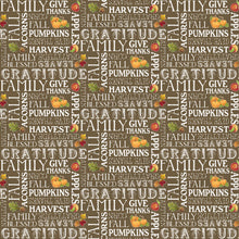 Load image into Gallery viewer, Thanksgiving and November Monthly Placemats Text Brown