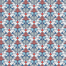 Load image into Gallery viewer, Frank Lloyd Wright Collection From Cloud9 Fabrics Coonley Tulip Bright