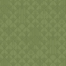Load image into Gallery viewer, Frank Lloyd Wright Collection From Cloud9 Fabrics April Showers Autumn Green