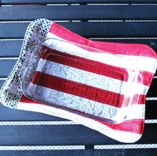 Load image into Gallery viewer, Americana Casserole Hot Pad pattern from Cut Loose Press