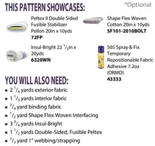 Load image into Gallery viewer, Cut Loose Press Trunk Organizer pattern