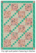 Load image into Gallery viewer, City Lights 3 yard quilt kit fabric from In Stitches Collection QT Fabrics