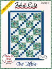 Load image into Gallery viewer, City Lights 3 yard quilt kit fabric from In Stitches Collection QT Fabrics