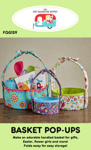 Load image into Gallery viewer, Basket pop-ups pattern from Sew Organized Designs
