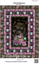 Load image into Gallery viewer, Shizuka collection Asian floral butterfly panel from Timeless Treasures Fabrics ***oops cut