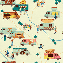 Load image into Gallery viewer, Food Trucks fabric