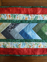 Load image into Gallery viewer, Everyday reversible Thanksgiving and almost Christmas table runner