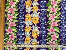 Load image into Gallery viewer, Hawaiian Leis purple floral
