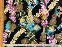 Load image into Gallery viewer, Hawaiian Ukulele on black
