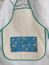 Load image into Gallery viewer, Kids apron on canvas with your choice of fabric