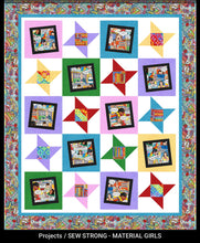 Load image into Gallery viewer, Material Girls pattern From Sweet Tea Girls Patterns By Leigh Headington