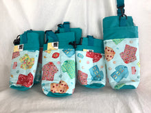 Load image into Gallery viewer, Insulated bottle totes 16-25 oz; half liter to 750 ml (Small)