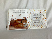 Load image into Gallery viewer, Hello Autumn Little Readers Soft Book sewn by Pat