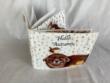 Load image into Gallery viewer, Hello Autumn Little Readers Soft Book sewn by Pat