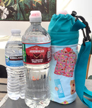 Load image into Gallery viewer, Insulated bottle totes 16-25 oz; half liter to 750 ml (Small)
