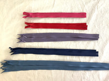 Load image into Gallery viewer, Invisible zippers in 5 colors and 4 lengths