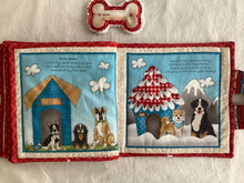 Load image into Gallery viewer, Home is where the dog is Soft Book sewn by Pat