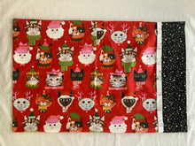 Load image into Gallery viewer, Kitty Christmas pillowcase