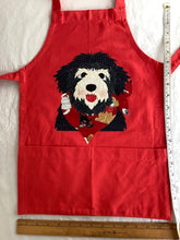 Load image into Gallery viewer, Kids apron cotton with your choice of dog applique