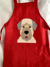 Load image into Gallery viewer, Kids apron cotton with your choice of dog applique