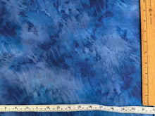 Load image into Gallery viewer, Earth Views ocean currents cobalt colorway by Karen Nyberg from Robert Kaufman