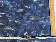 Load image into Gallery viewer, Earth Views ocean texture midnight colorway by Karen Nyberg from Robert Kaufman