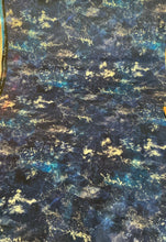 Load image into Gallery viewer, Earth Views ocean texture midnight colorway by Karen Nyberg from Robert Kaufman