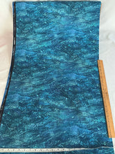 Load image into Gallery viewer, Earth Views ocean shallows teal colorway by Karen Nyberg from Robert Kaufman
