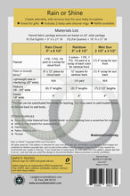 Load image into Gallery viewer, Rain or shine baby toys and teething rings pattern with templates