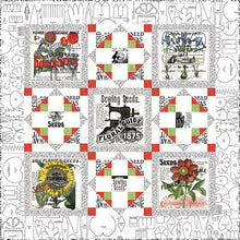 Load image into Gallery viewer, Sewing Seeds III Pillow Sham Panel J Wecker Frisch Riley Blake Designs