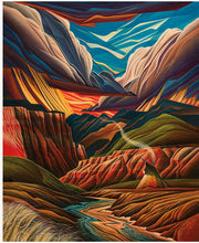 Load image into Gallery viewer, Four Western Reflections Panels from Riley Blake